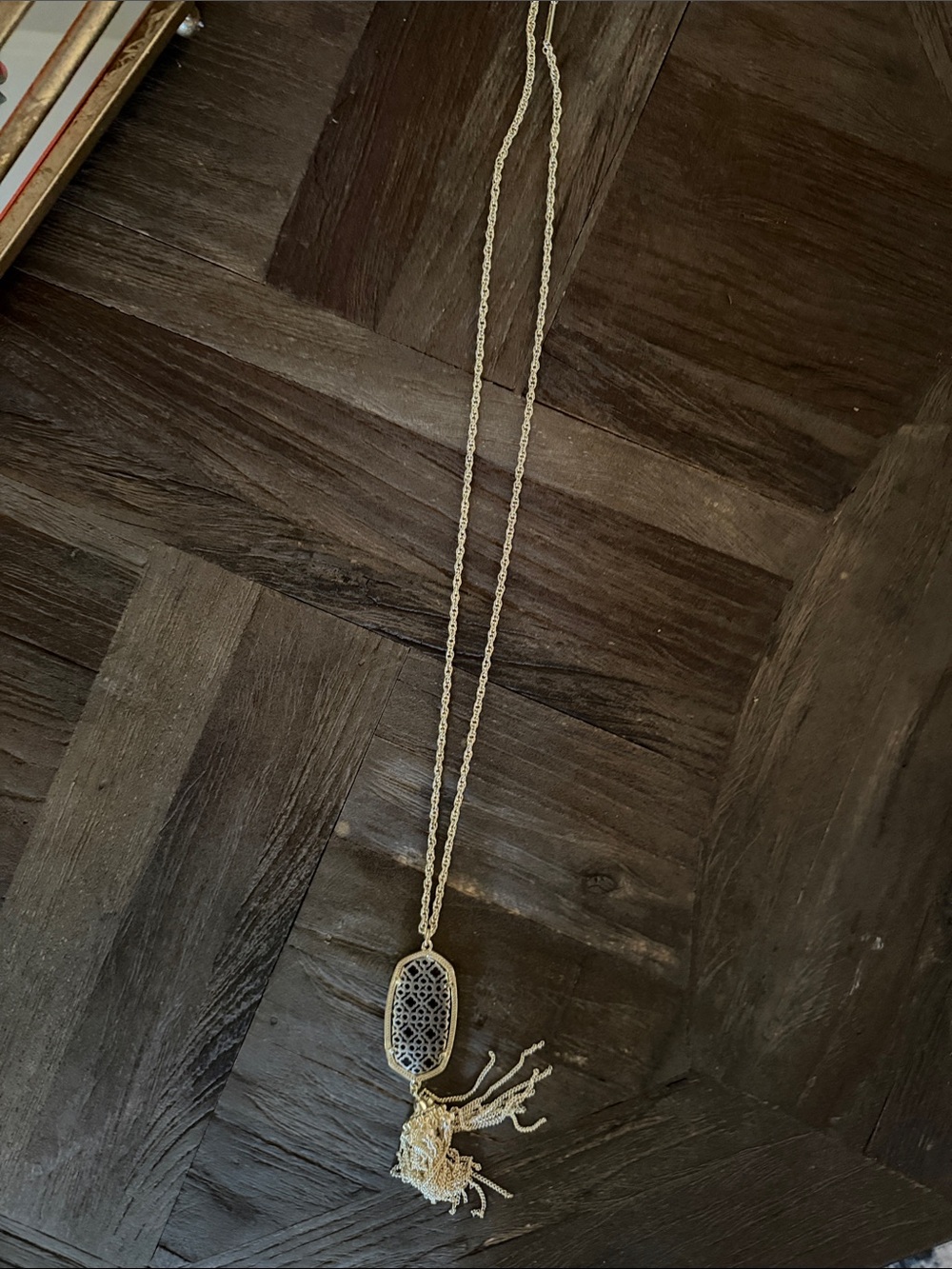 Kendra Scott Mixed Metal Tassel Pendant Necklace - Women Jewelry